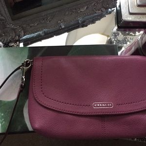 Beautiful coach wristlet